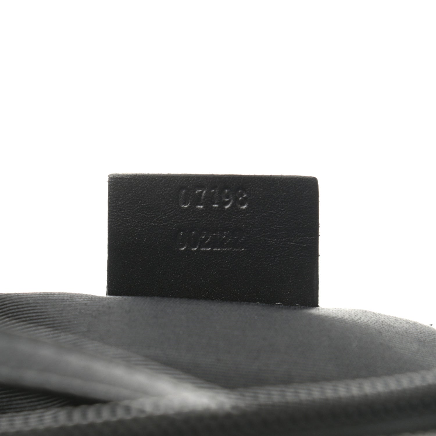 Gucci Denim Monogram Boat Pochette Black 7 of 7