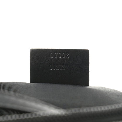Gucci Denim Monogram Boat Pochette Black 7 of 7