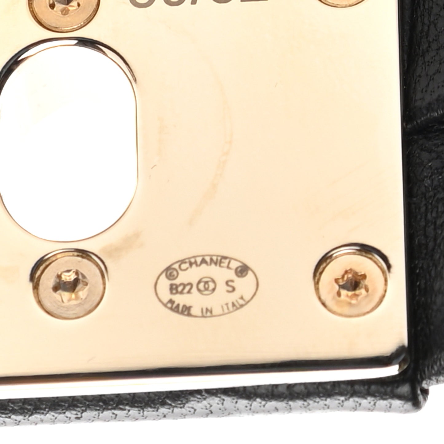 Lambskin CC Belt 80 32 Black