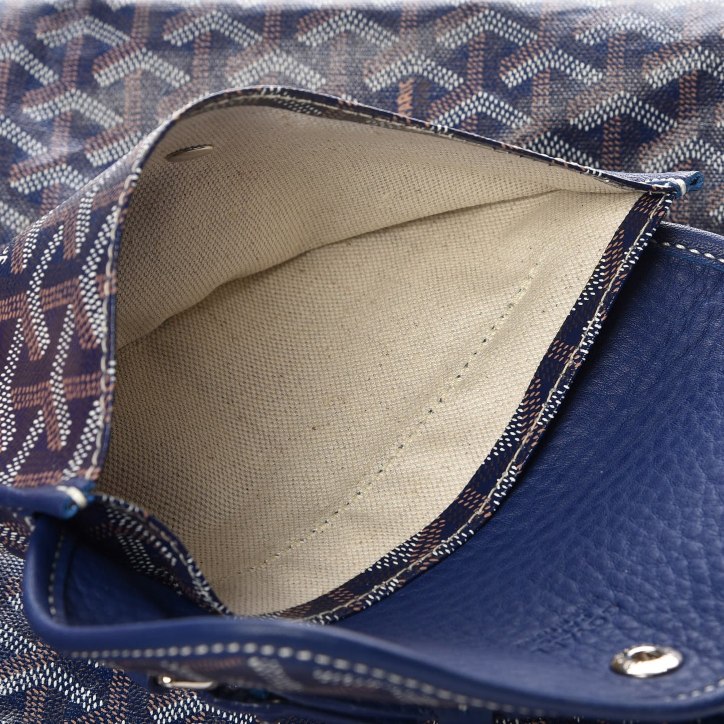 Goyardine Sac Hardy Pet Carrier PM Navy