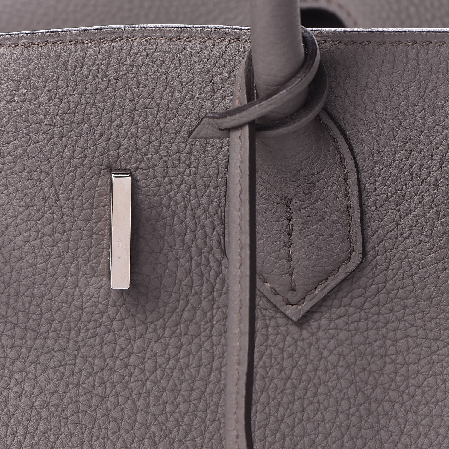 Hermes Togo Birkin 30 Etain 30 of 41