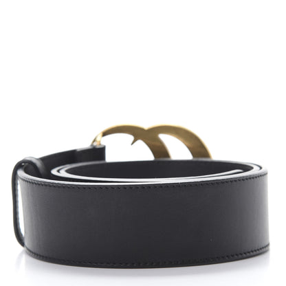 Gucci Calfskin Double G 40mm Belt 75 30 Black 2 of 8