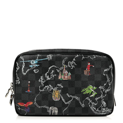 Louis Vuitton Damier Graphite Renaissance Trousse Toilette GM 1 of 7