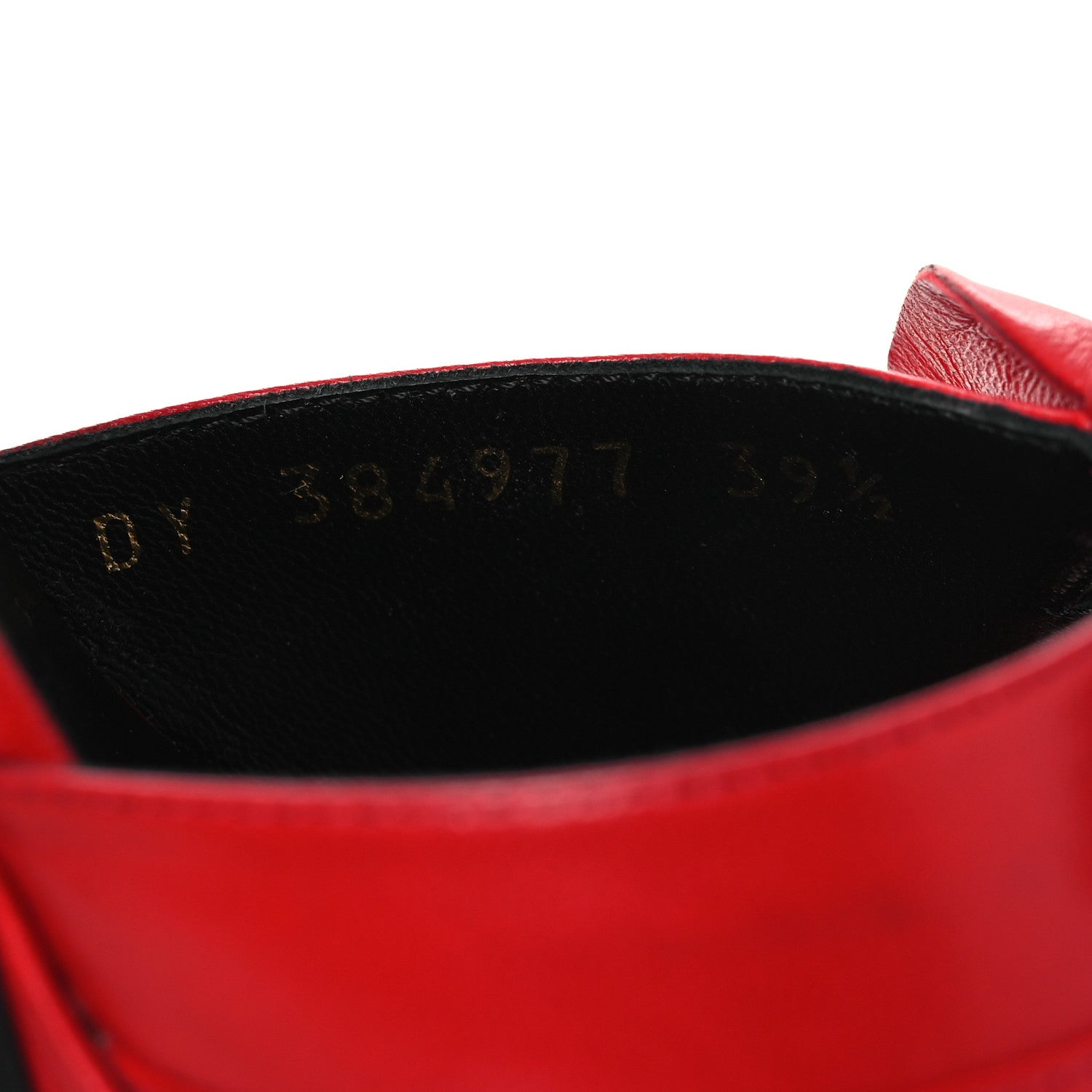 Saint Laurent Goatskin Candy 80 Platform Sandals 39.5 New Red 10 of 12