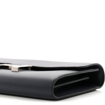 Hermes Evercolor Constance Wallet To Go Bleu Nuit 10 of 11
