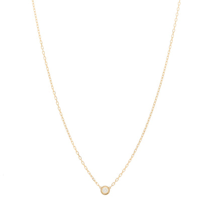 Cartier 18K Yellow Gold Diamond SM D'Amour Pendant Necklace 1 of 6