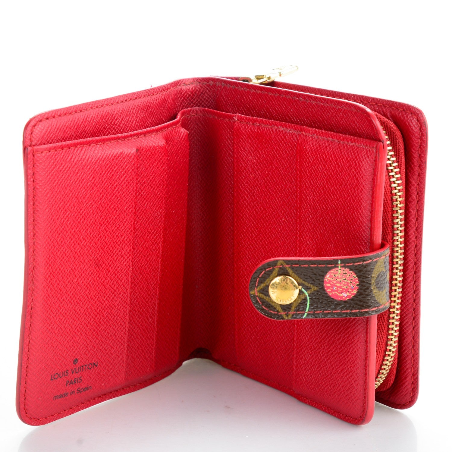 Louis Vuitton Monogram Cerises Compact Zippe Wallet 6 of 9
