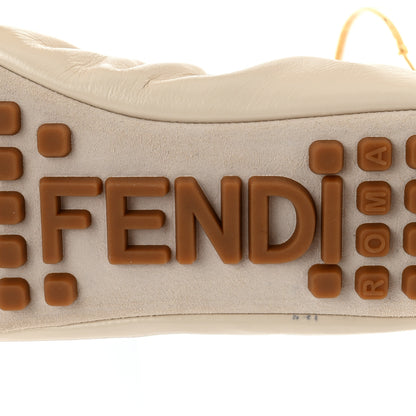 Fendi Vitello Filo Ballerina Flats 38.5 Shell 8 of 9