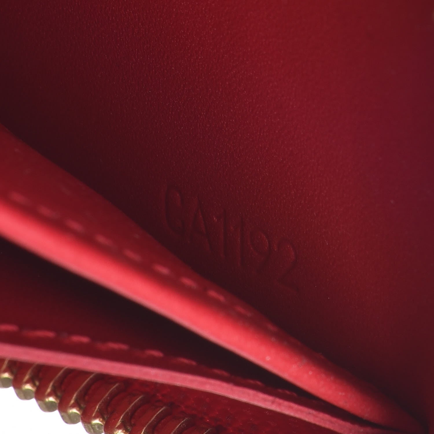 Louis Vuitton Vernis Kusama Infinity Dots Zippy Wallet Red 7 of 11