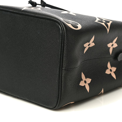 Louis Vuitton Empreinte Monogram Giant Neonoe MM Black Beige 9 of 9