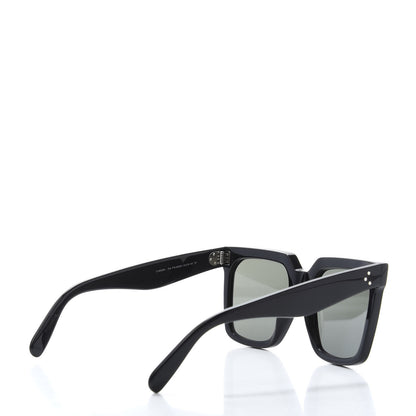 Celine Acetate Polarized Oversized Sunglasses CL4055IN Black 4 of 8