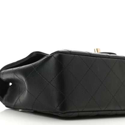 Chanel Lambskin Quilted Mini Rectangular Flap Black 8 of 10