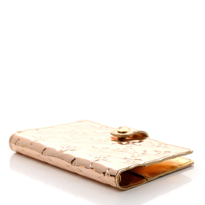 Louis Vuitton Monogram Miroir Small Ring Agenda Gold 4 of 8