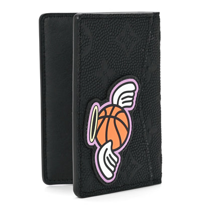 Louis Vuitton X NBA Grained Calfskin Monogram Pocket Organizer Black 3 of 13