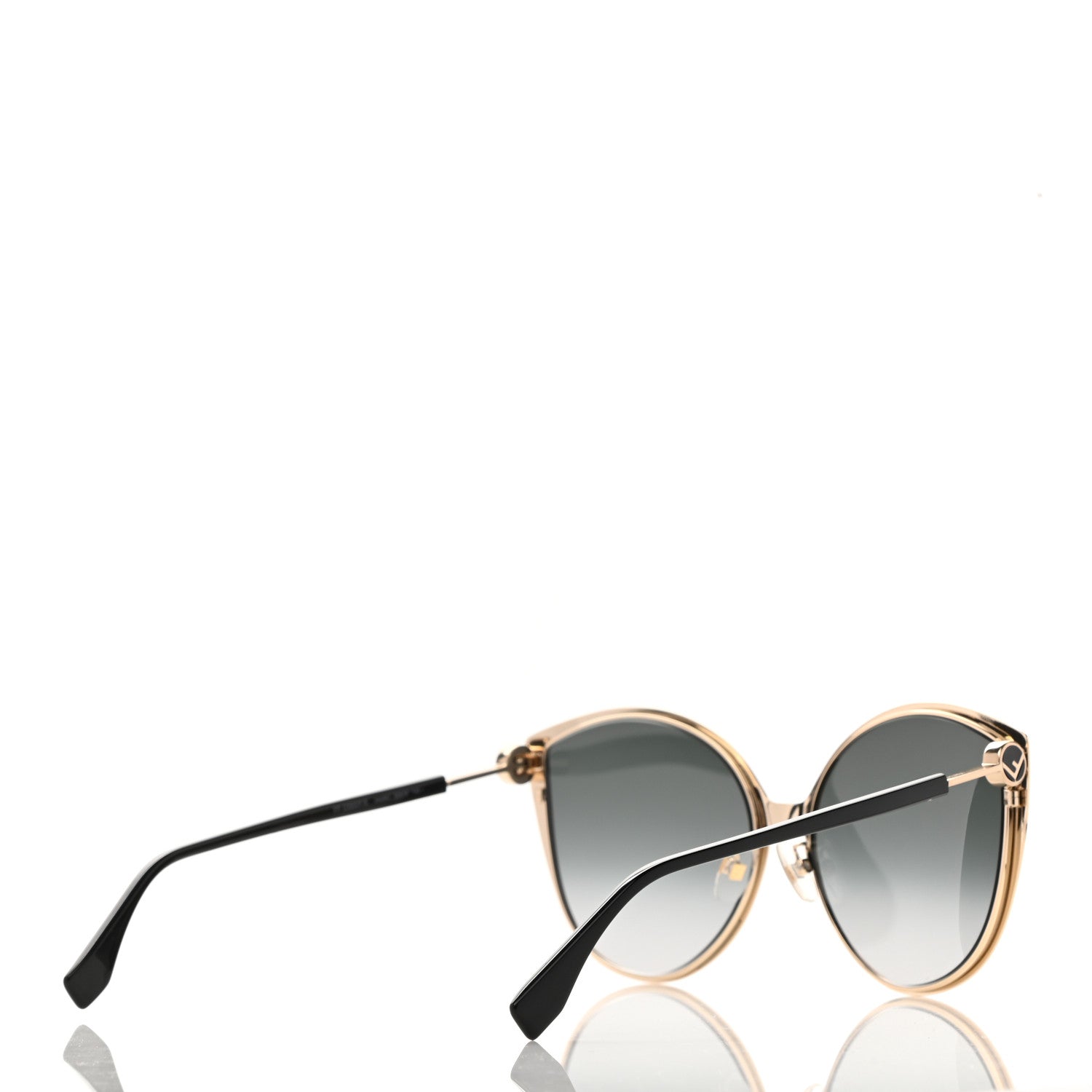 Fendi Cat Eye F is Fendi Sunglasses FF 0395/F/S Black 4 of 7