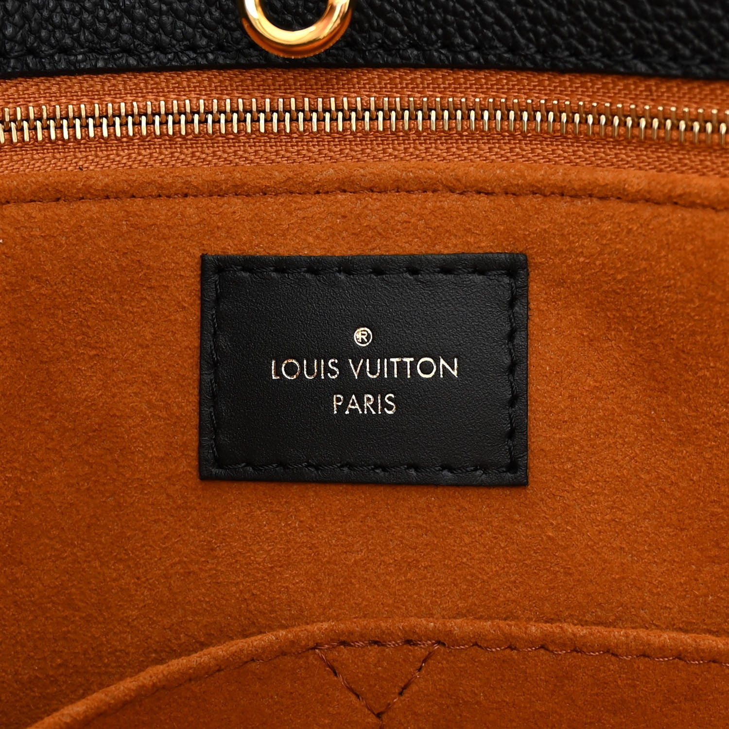 Louis Vuitton Empreinte Monogram Giant Onthego MM Black 6 of 9