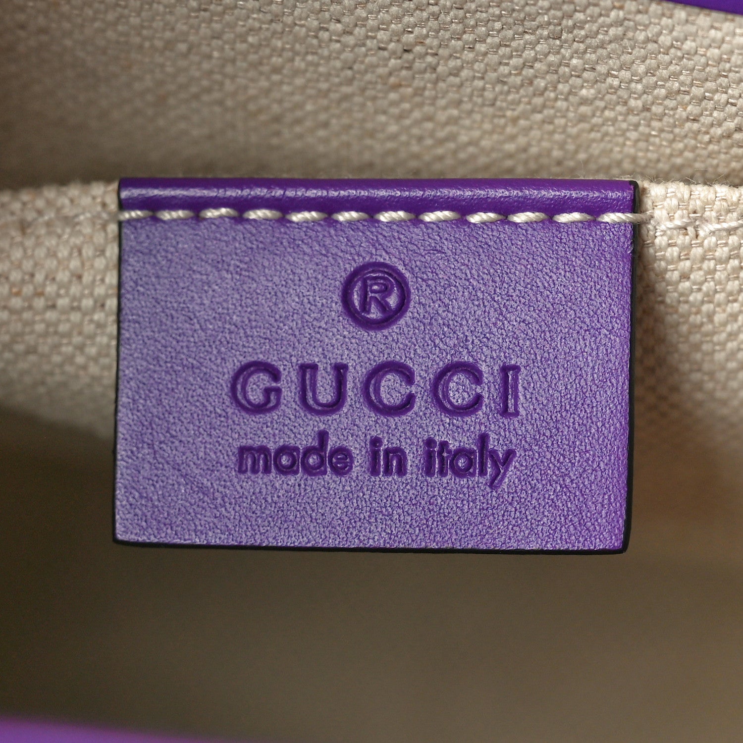 Gucci Guccissima Small Emily Chain Shoulder Bag Purple 6 of 10