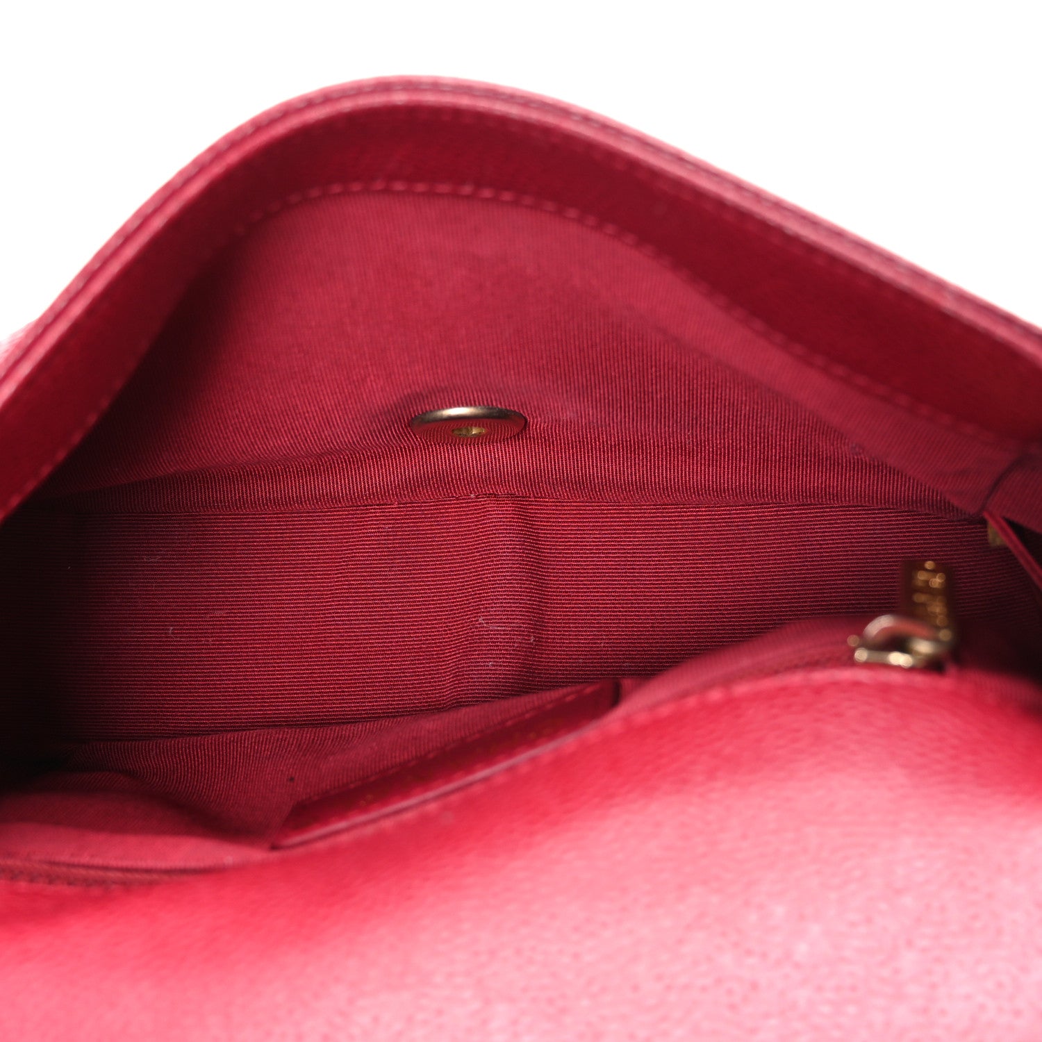 Chanel Caviar Mini Carry Around Flap Bag Red 5 of 11