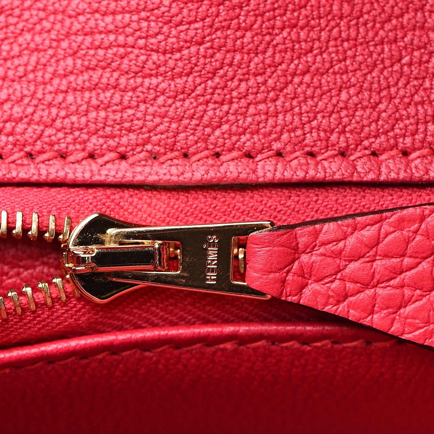 Hermes Taurillon Clemence Birkin 30 Rose Extreme 15 of 29