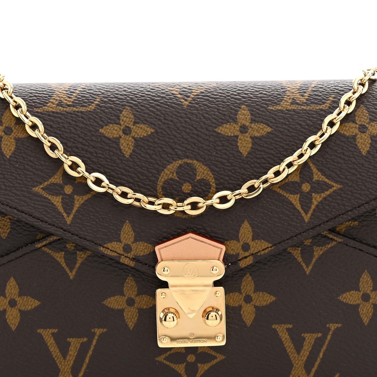Monogram Grace Coddington Kirigami Organizer On Chain Beige