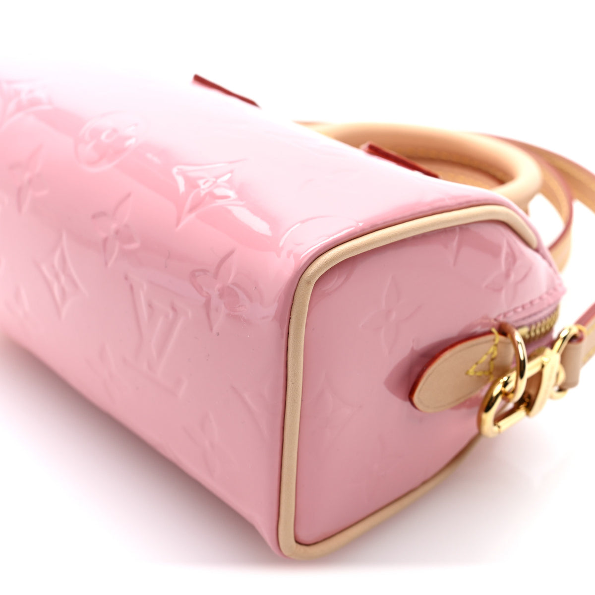 Louis Vuitton Vernis Monogram Nano Speedy Mochi Pink 9 of 9