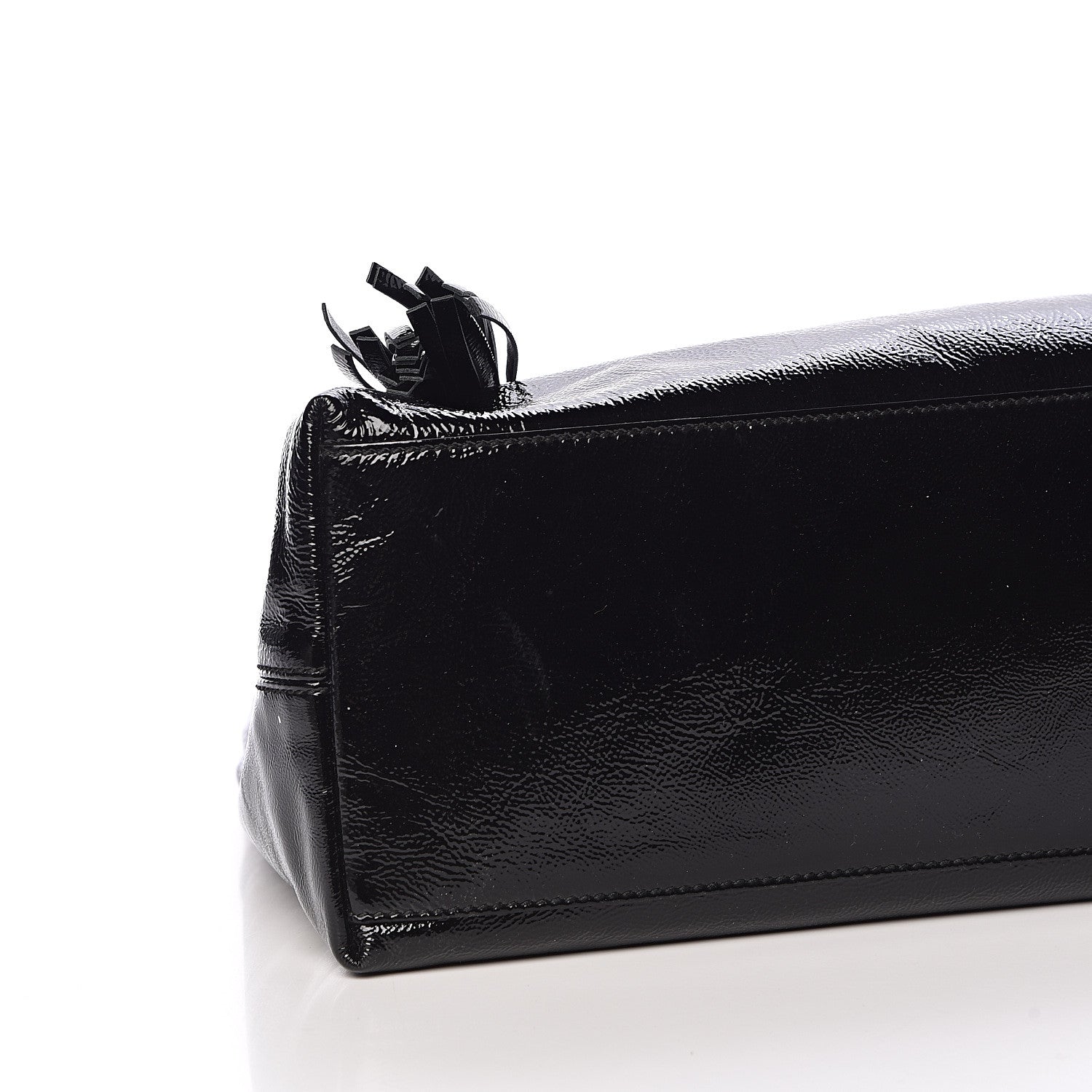 Gucci Patent Medium Soho Chain Shoulder Bag Black 9 of 10