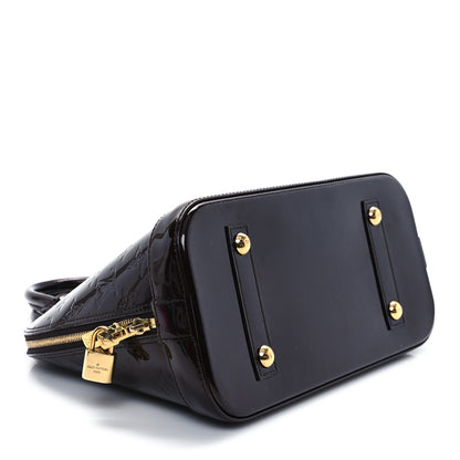 Louis Vuitton Vernis Alma PM  Amarante 4 of 11