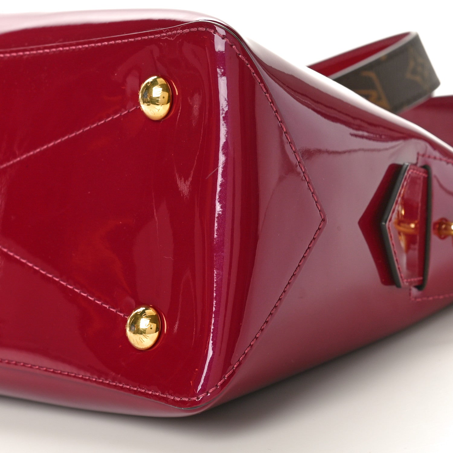 Louis Vuitton Patent Calfskin Miroir Tote Magenta 9 of 9