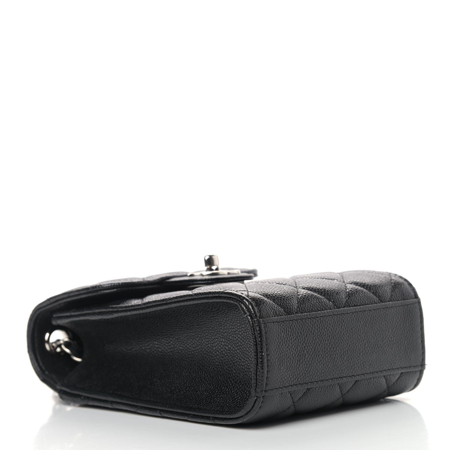 Chanel Caviar Quilted Classic Phone Holder Black 4 of 10