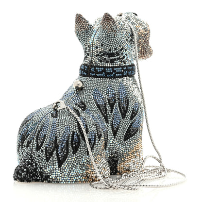 Judith Leiber Crystal Terrier Minaudiere Clutch 4 of 8