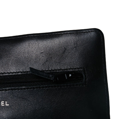 Chanel Lambskin Quilted Wallet On Chain WOC Black 6 of 15