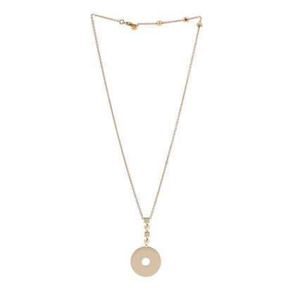 Bulgari 18K Yellow Gold Lucia Pendant Necklace 3 of 6