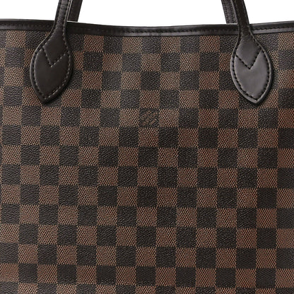 Louis Vuitton Damier Ebene Neo Neverfull MM Rose Ballerine 12 of 15