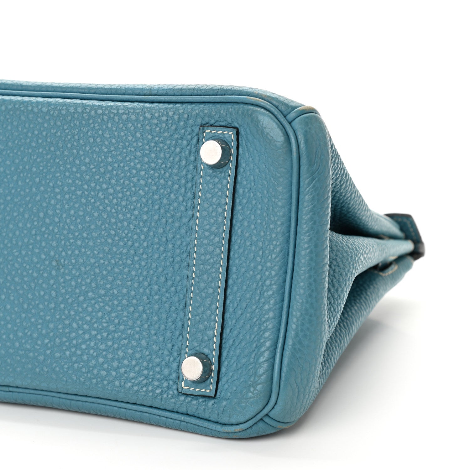 Hermes Togo Birkin 25 Blue Jean 9 of 15