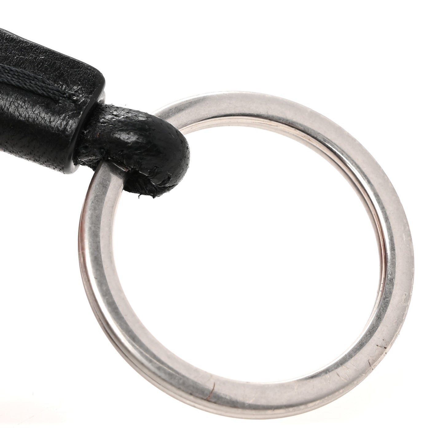 Calfskin Zip Lanyard Wallet Black