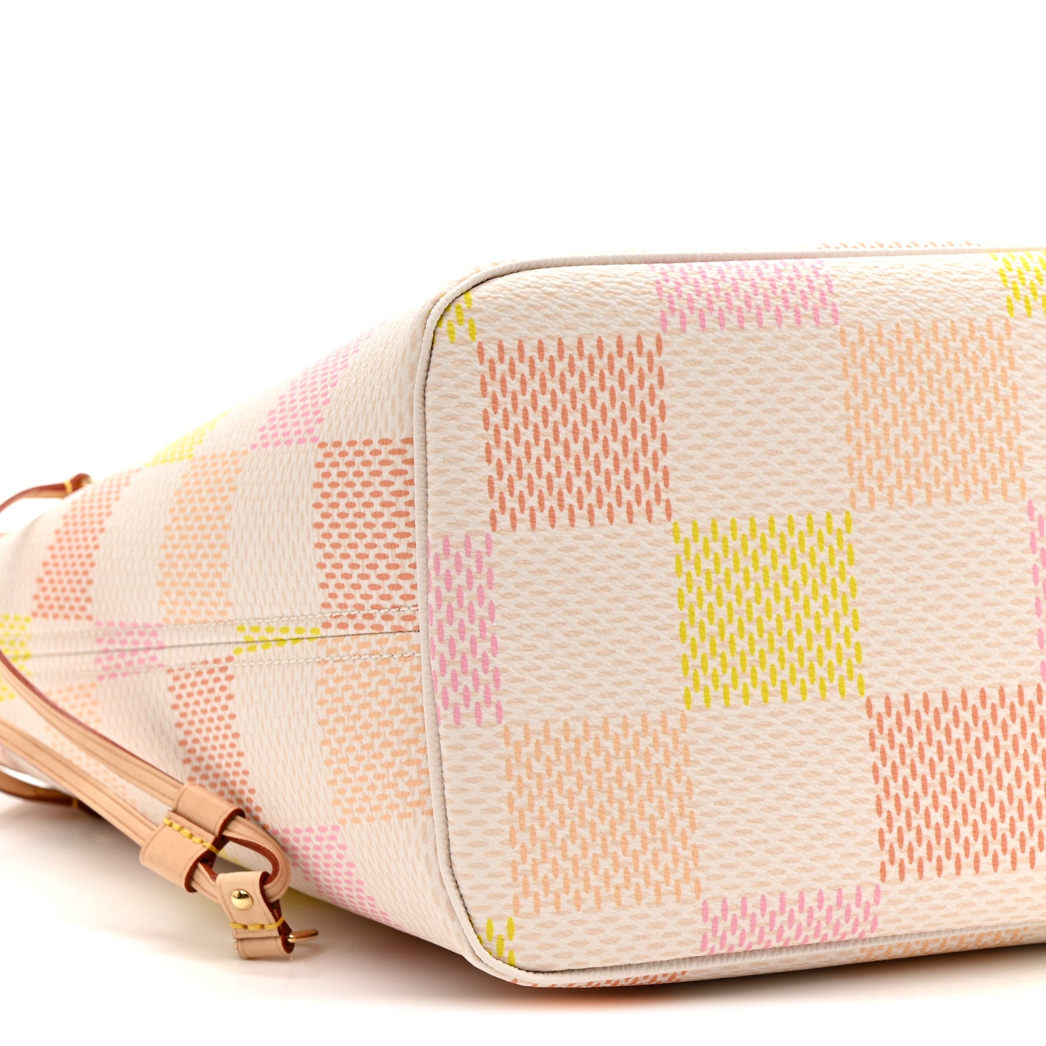 Louis Vuitton Damier Giant Neverfull MM Peach 9 of 11