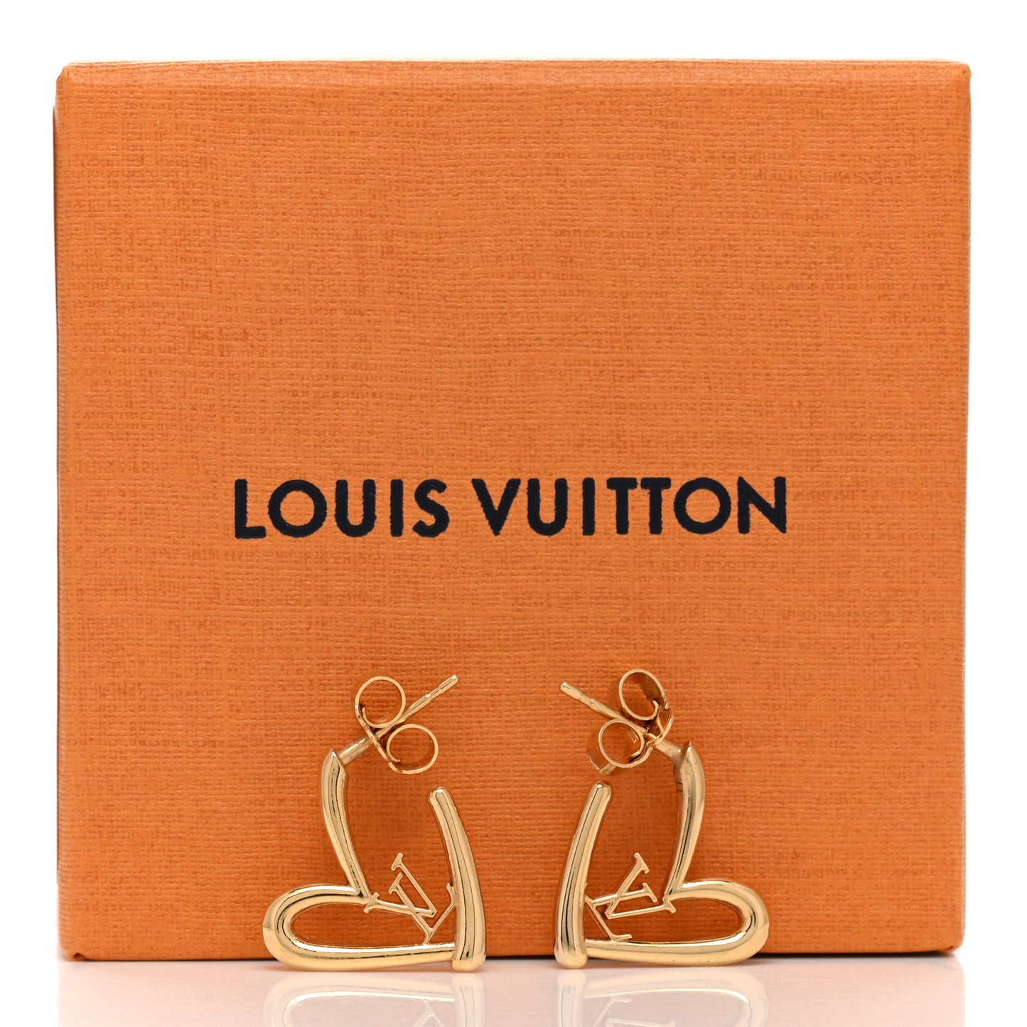 Fall In Love Heart Earrings PM Gold