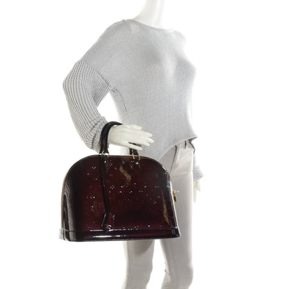 Louis Vuitton Vernis Alma GM Amarante 2 of 7