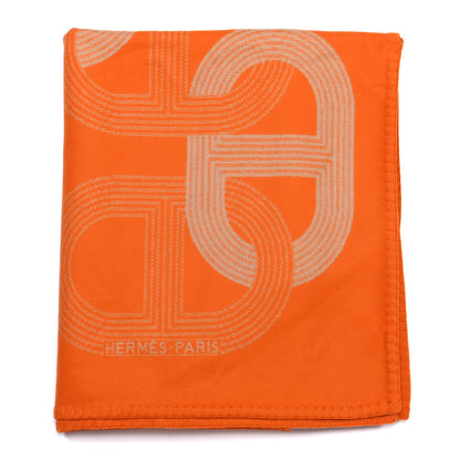 Hermes Wool Circuit 24 Blanket Orange Sable 1 of 6