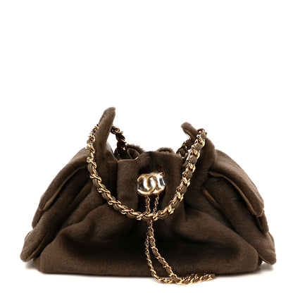 Chanel Pony Hair Mini Chanel 25 Handbag Dark Khaki 1 of 19