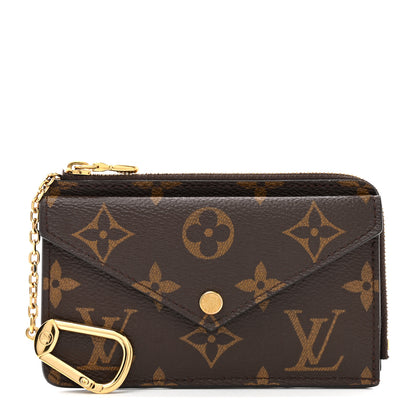 Louis Vuitton Monogram Recto Verso Card Holder Black 1 of 8
