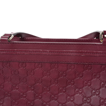 Gucci Guccissima Medium Mayfair Tote Cherry 8 of 19