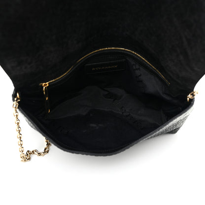 Burberry Signature Grain Medium Mildenhall Crossbody Bag Black 5 of 19