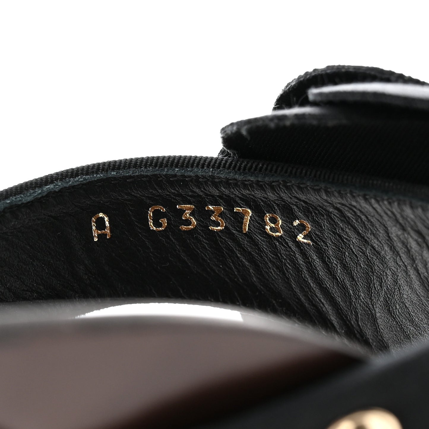 Grosgrain Camellia Thong Sandals 35 Black