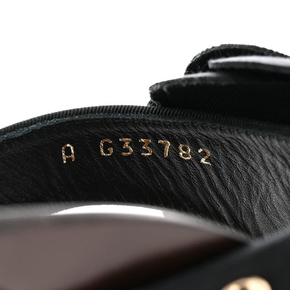 Chanel Grosgrain Camellia Thong Sandals 35 Black 6 of 8