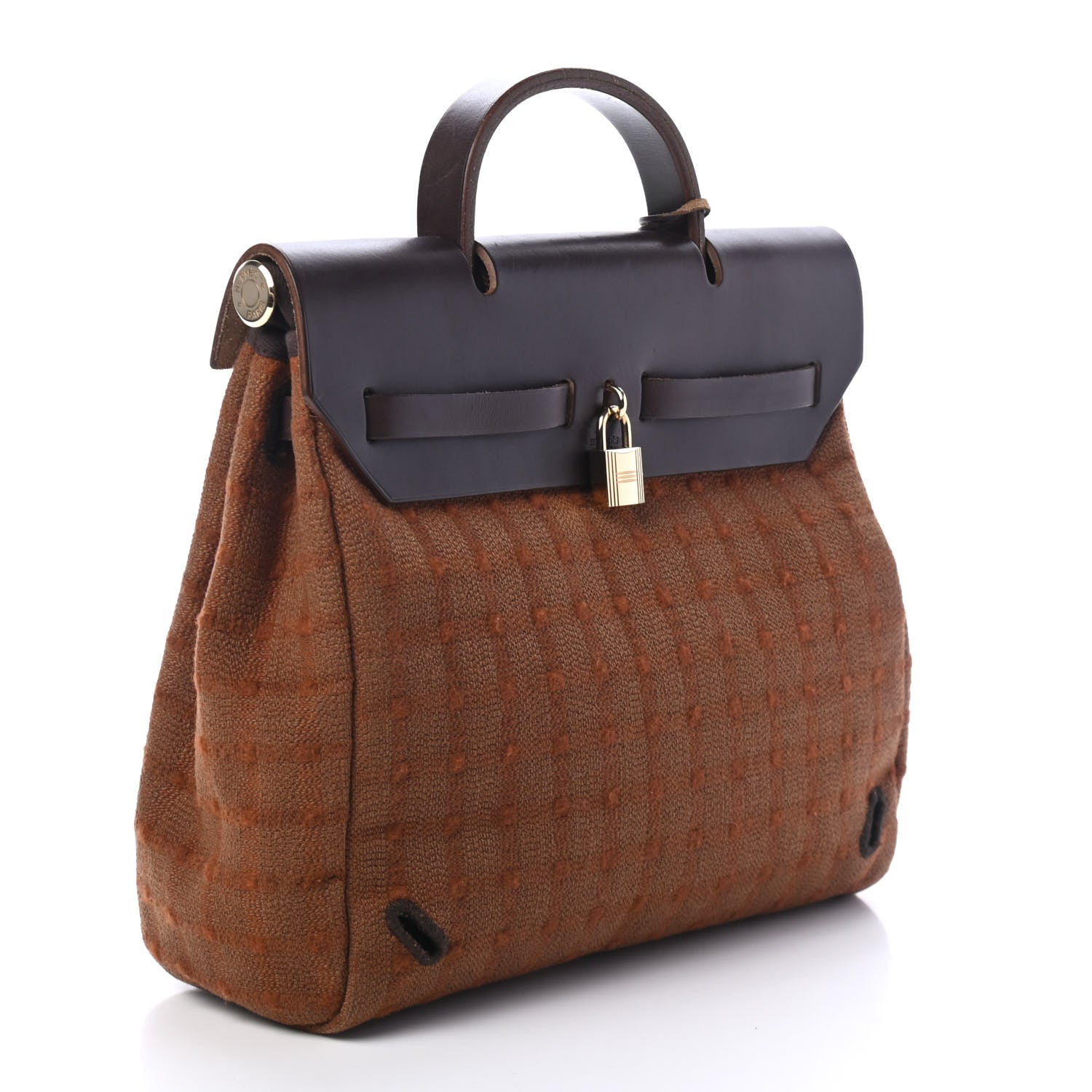 Hermes Canvas Waffle Herbag 30 PM Backpack 2 of 4