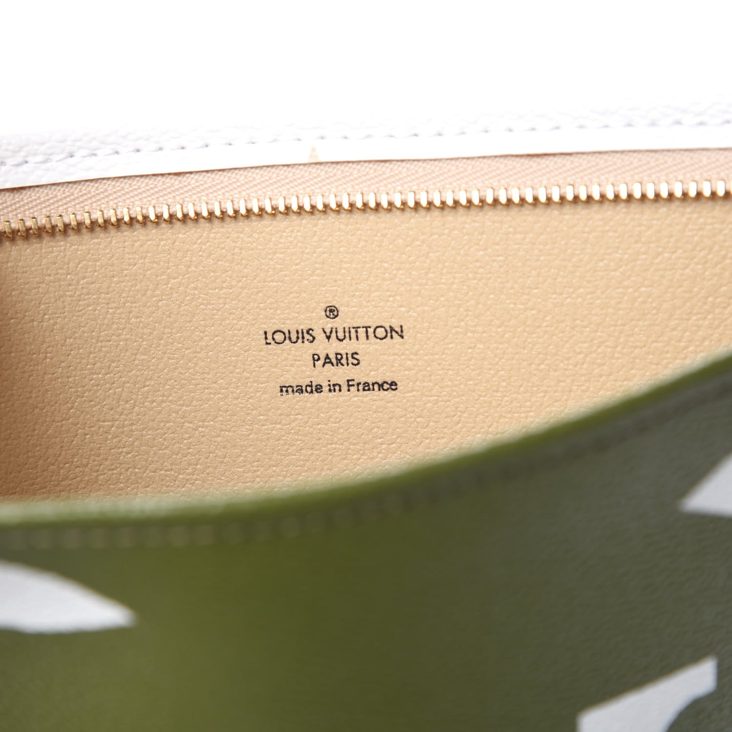 Monogram Giant Toiletry Pouch 26 Kaki