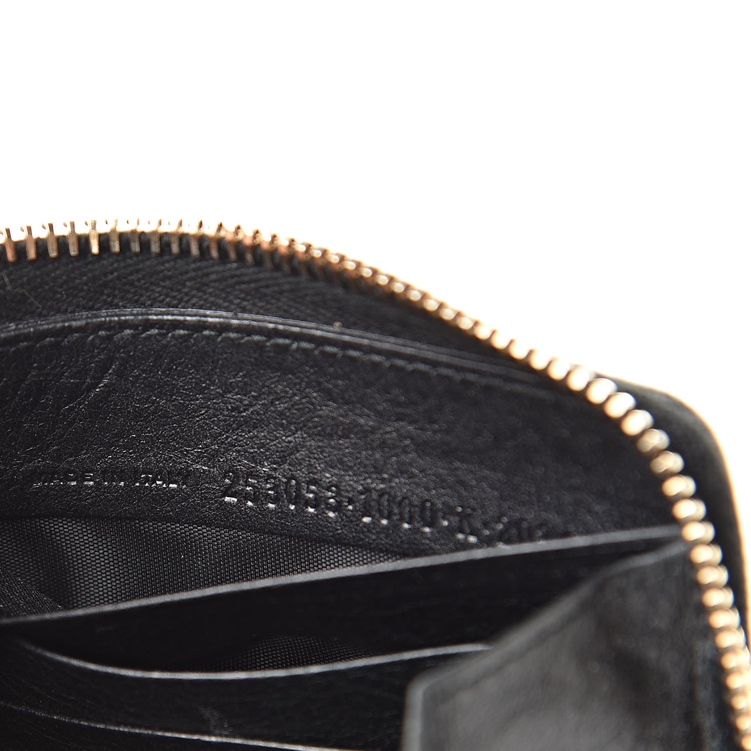 Balenciaga Agneau Giant 12 Rose Gold Hardware Continental Zip Around Wallet Black 7 of 16