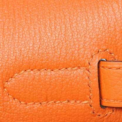 Hermes Taurillon Clemence Birkin 35 Orange 20 of 31