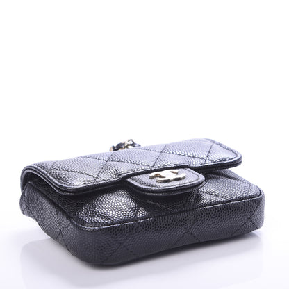 Chanel Caviar Quilted Mini Chain Belt Bag Black 4 of 8
